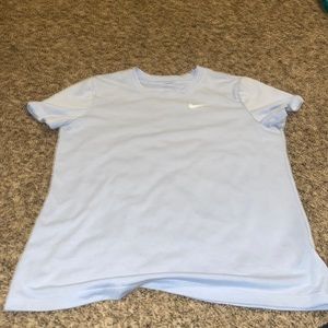 Light blue nike shirt